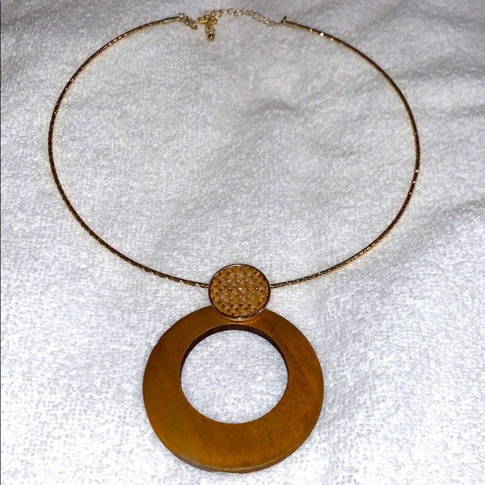 Gold /Wood Choker Bundle two 🌼for $12